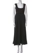 Cynthia Rowley Square Neckline Long Dress