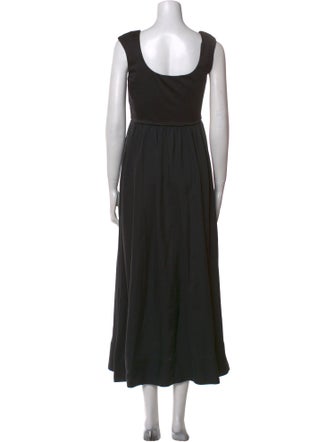 Cynthia Rowley Square Neckline Long Dress