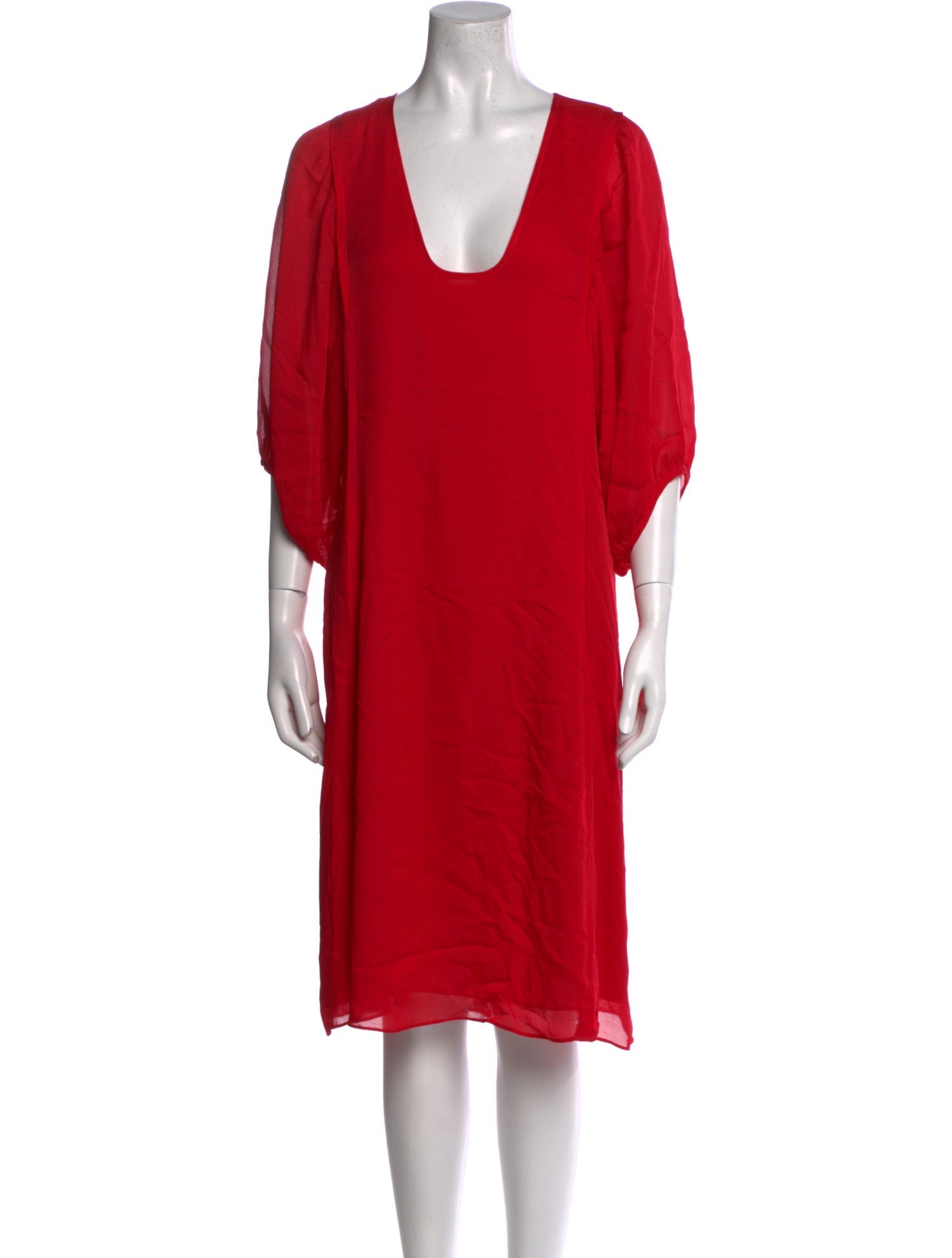 Cynthia Rowley V-Neck Midi Length Dress