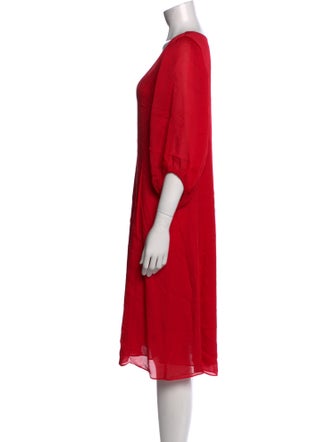 Cynthia Rowley V-Neck Midi Length Dress