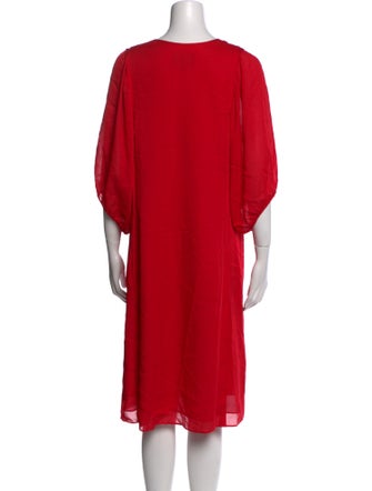 Cynthia Rowley V-Neck Midi Length Dress