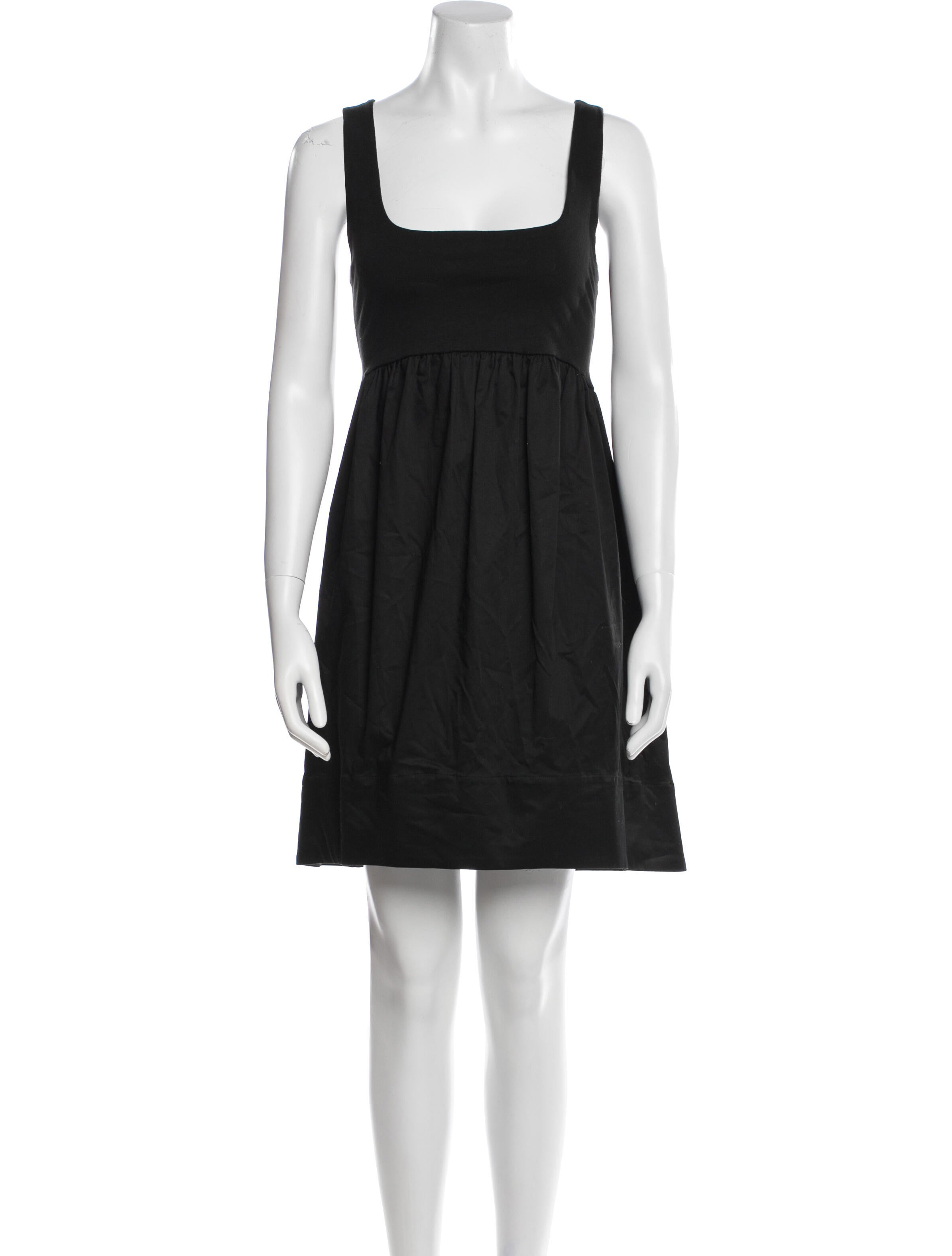 Cynthia Rowley Square Neckline Mini Dress
