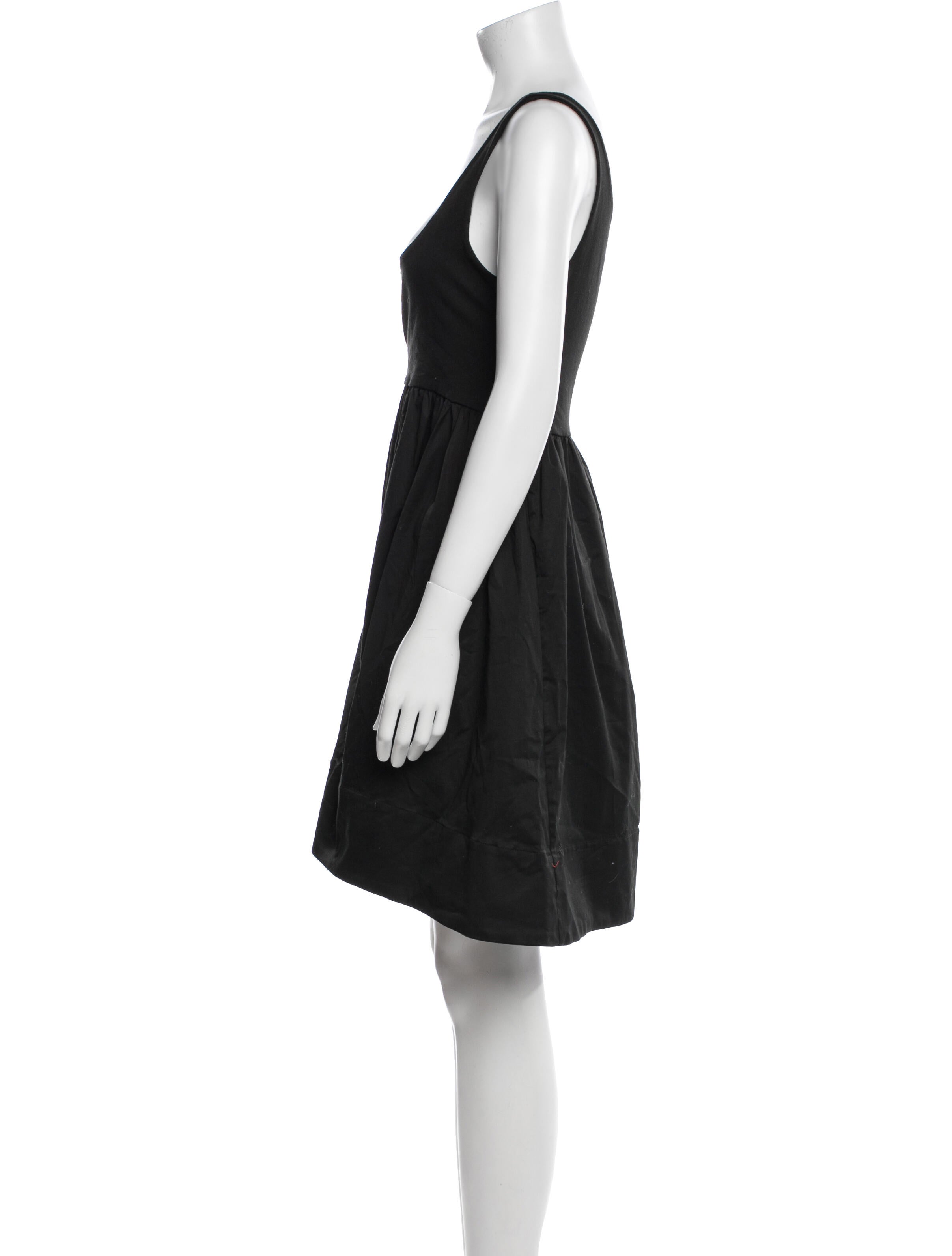 Cynthia Rowley Square Neckline Mini Dress