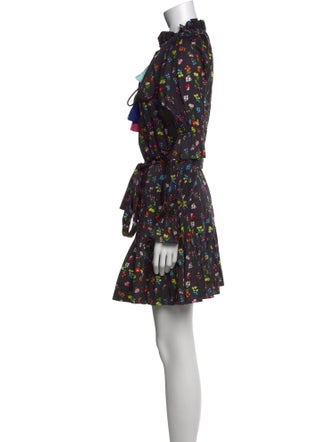 Cynthia Rowley Floral Print Mini Dress