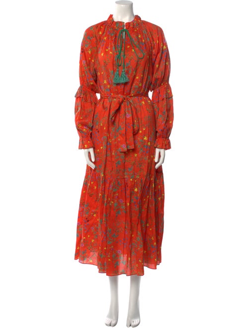 Cynthia Rowley Floral Print Long Dress