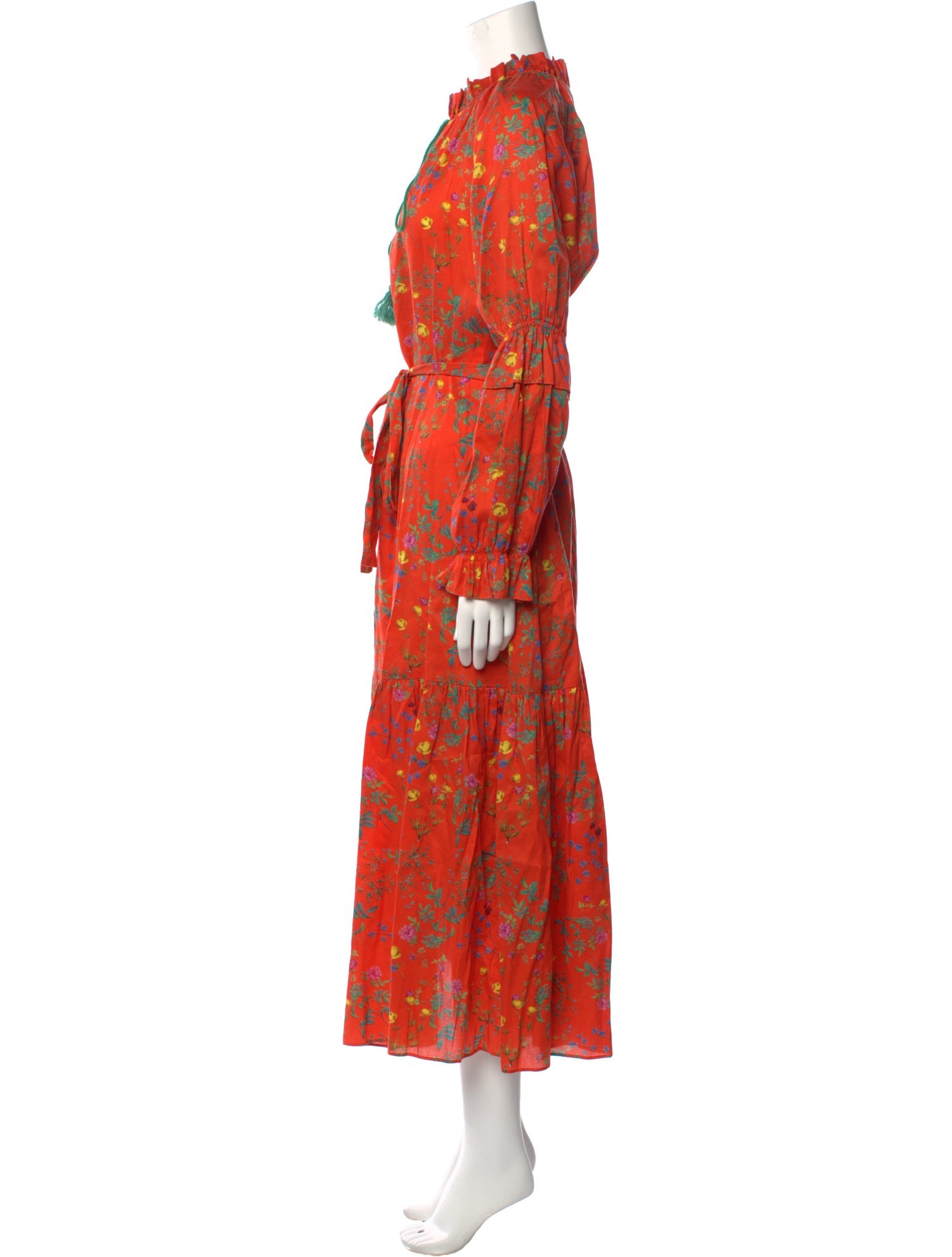 Cynthia Rowley Floral Print Long Dress