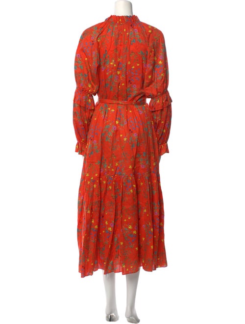 Cynthia Rowley Floral Print Long Dress