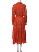 Cynthia Rowley Floral Print Long Dress
