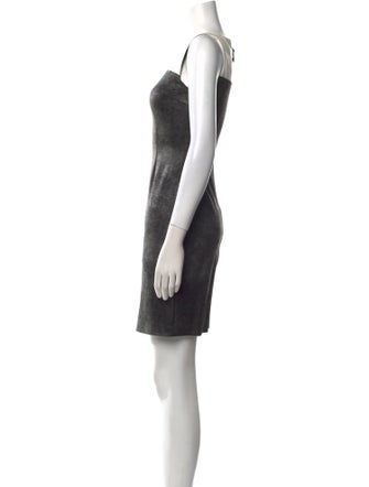 Cynthia Rowley Bateau Neckline Mini Dress