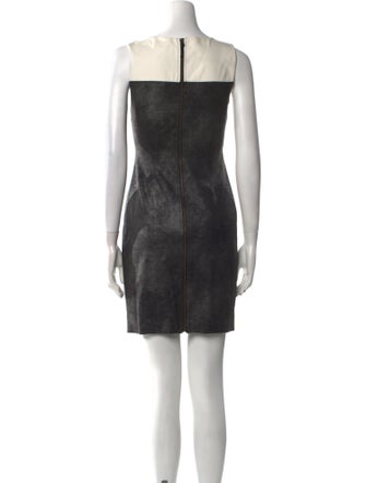 Cynthia Rowley Bateau Neckline Mini Dress