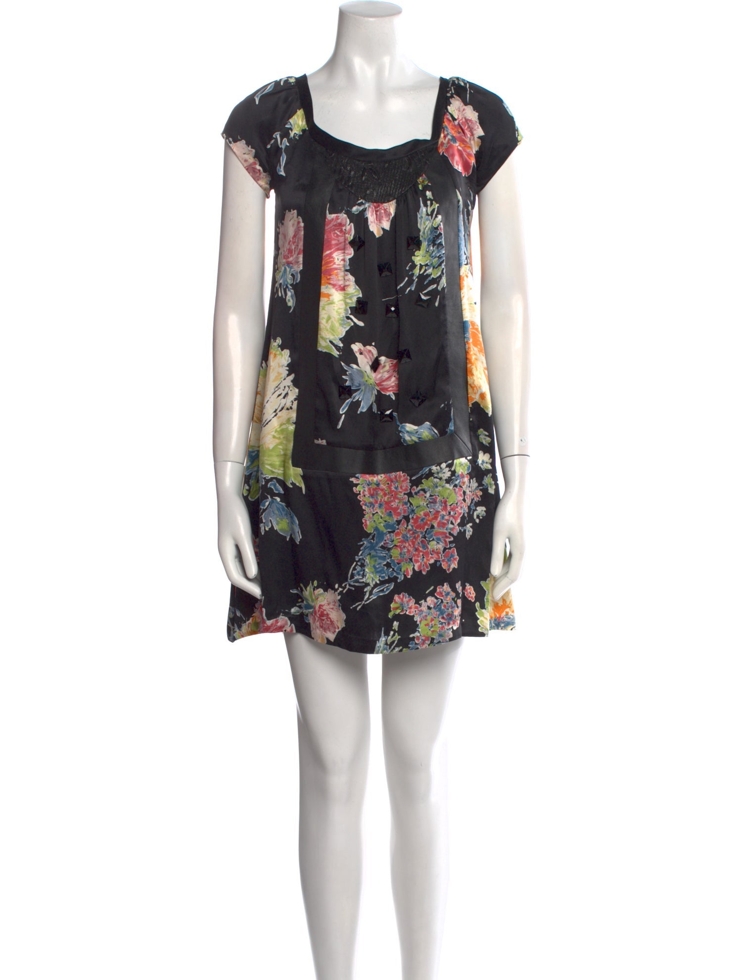 Cynthia Rowley Floral Print Mini Dress