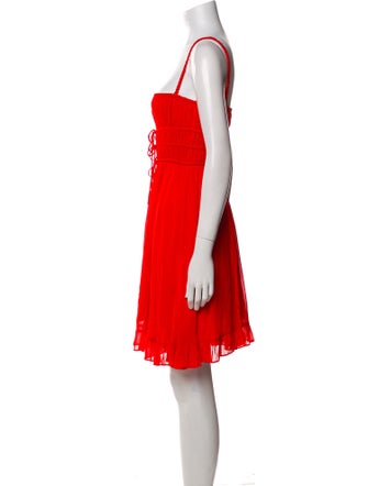 Cynthia Rowley Square Neckline Mini Dress