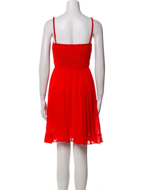 Cynthia Rowley Square Neckline Mini Dress