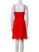 Cynthia Rowley Square Neckline Mini Dress