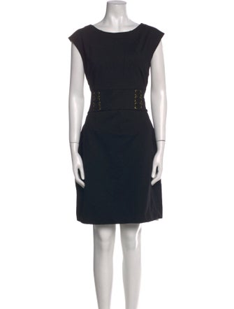 Cynthia Rowley Bateau Neckline Knee-Length Dress