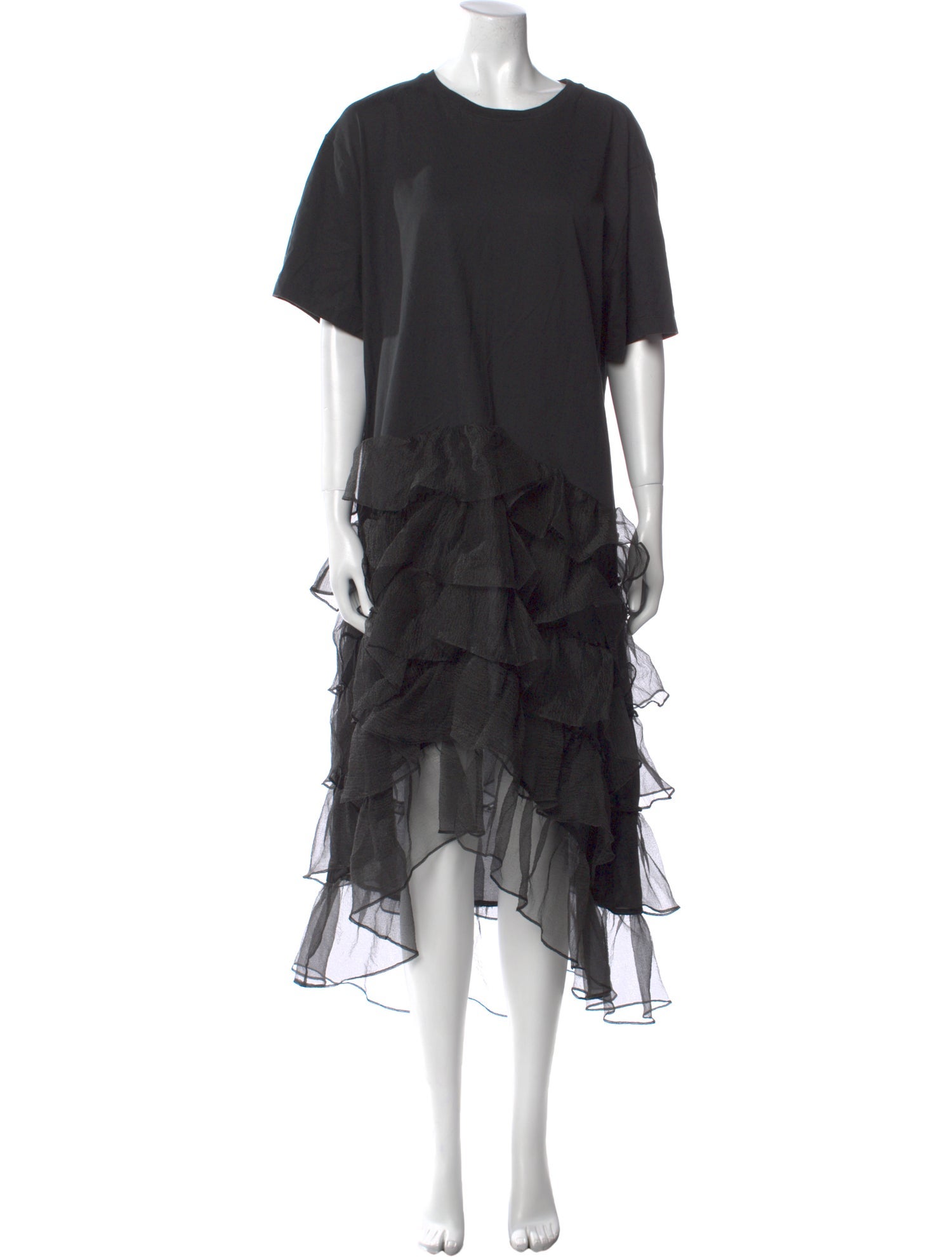 Cynthia Rowley Crew Neck Long Dress
