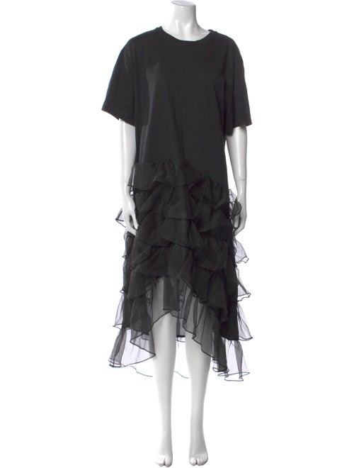 Cynthia Rowley Crew Neck Long Dress