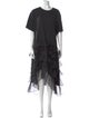 Cynthia Rowley Crew Neck Long Dress