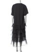 Cynthia Rowley Crew Neck Long Dress