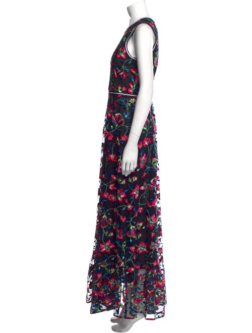 Cynthia Rowley Floral Print Long Dress
