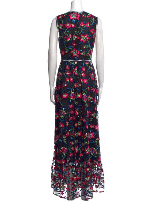 Cynthia Rowley Floral Print Long Dress