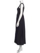 Cynthia Rowley Square Neckline Long Dress