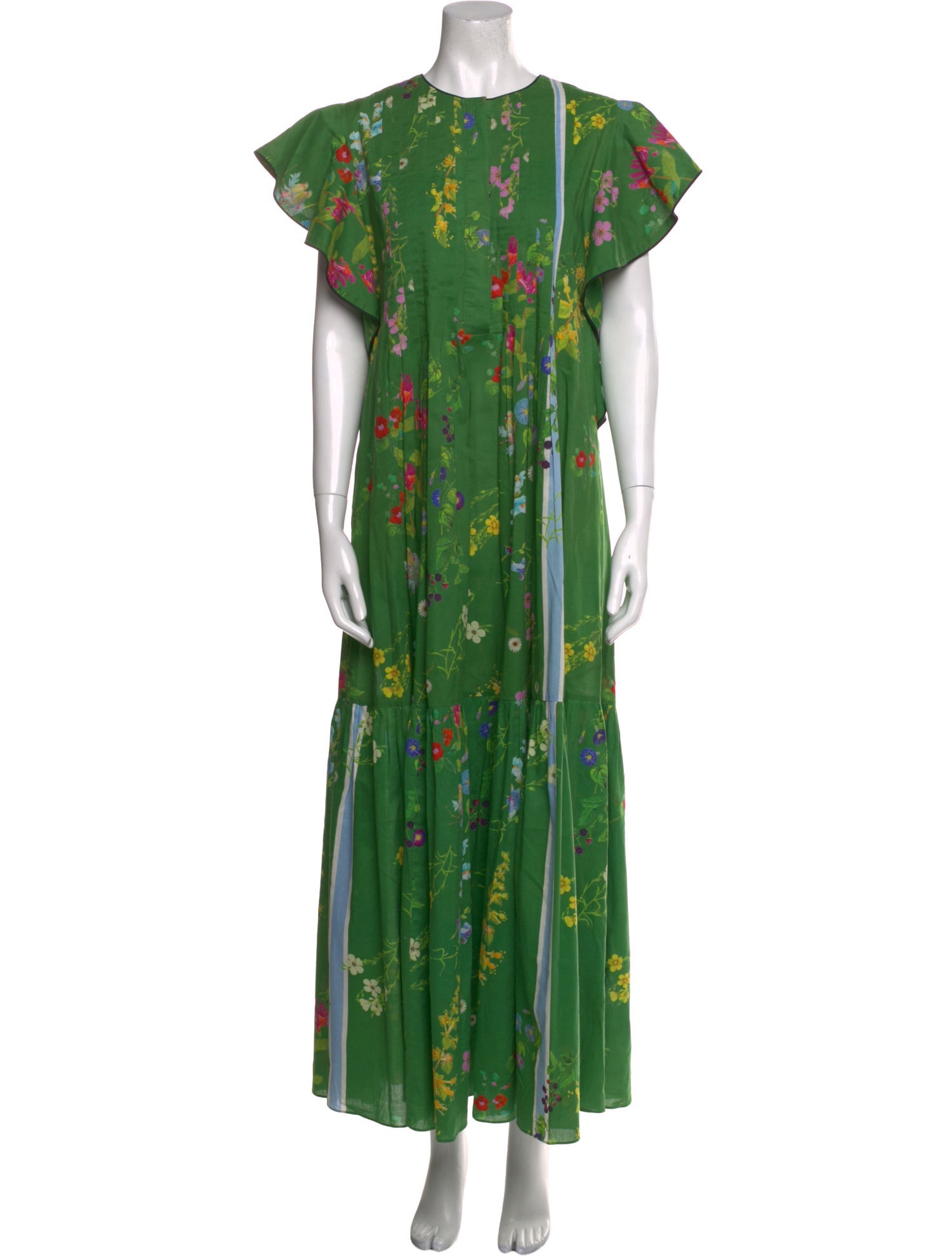 Cynthia Rowley Floral Print Long Dress