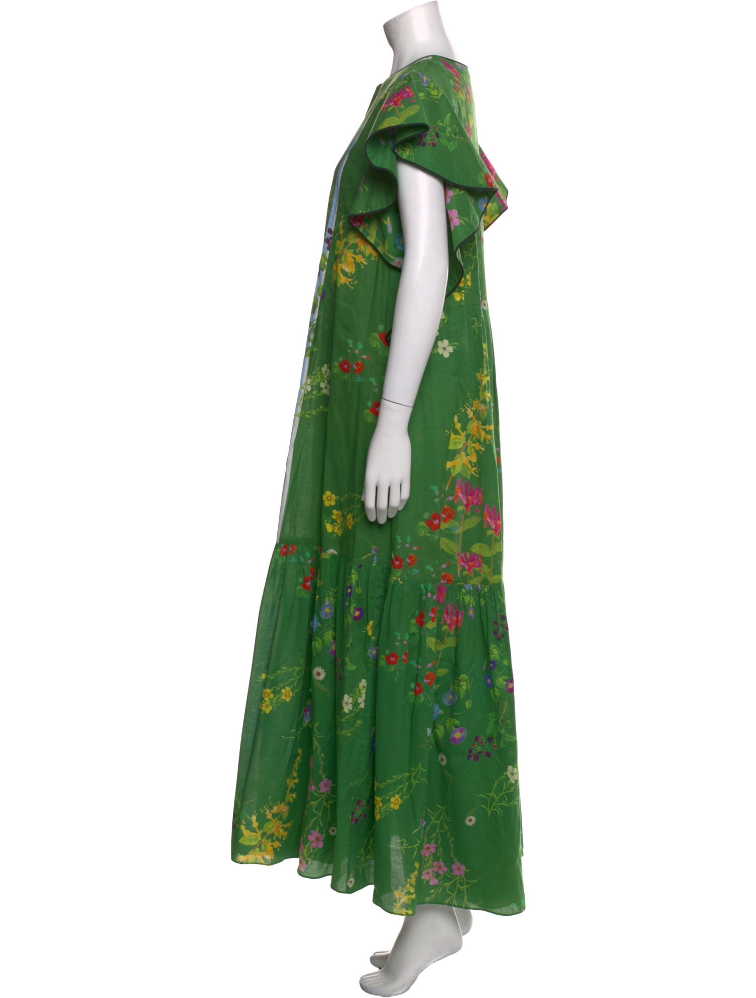 Cynthia Rowley Floral Print Long Dress