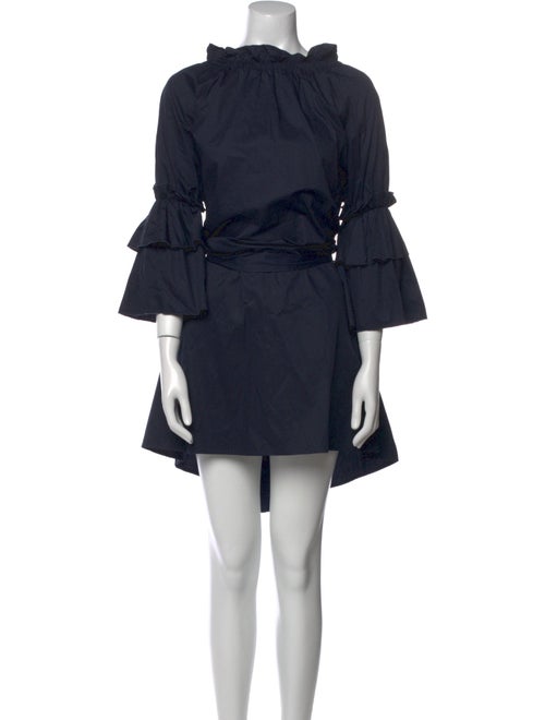 Cynthia Rowley Bateau Neckline Knee-Length Dress