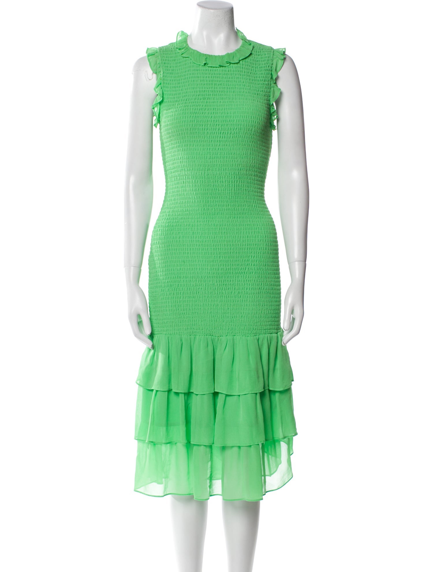 Cynthia Rowley Crew Neck Midi Length Dress