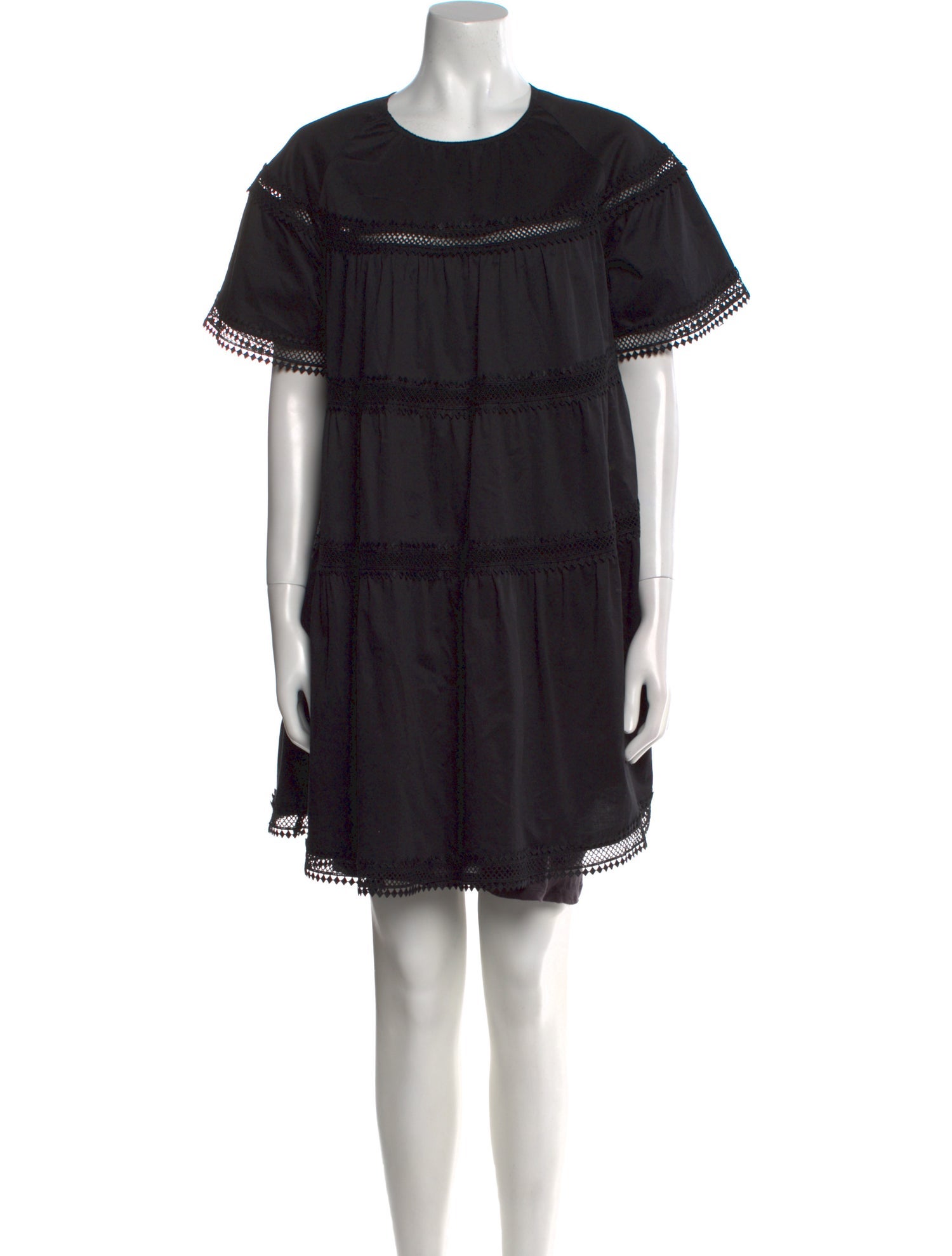 Cynthia Rowley Crew Neck Mini Dress