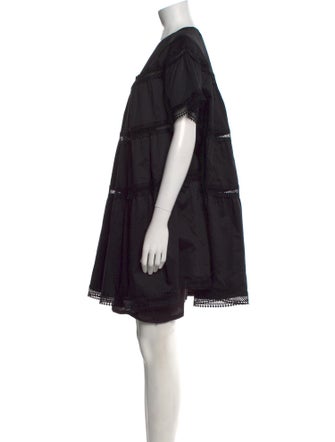 Cynthia Rowley Crew Neck Mini Dress