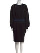 Cynthia Rowley Crew Neck Knee-Length Dress