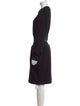 Cynthia Rowley Crew Neck Knee-Length Dress