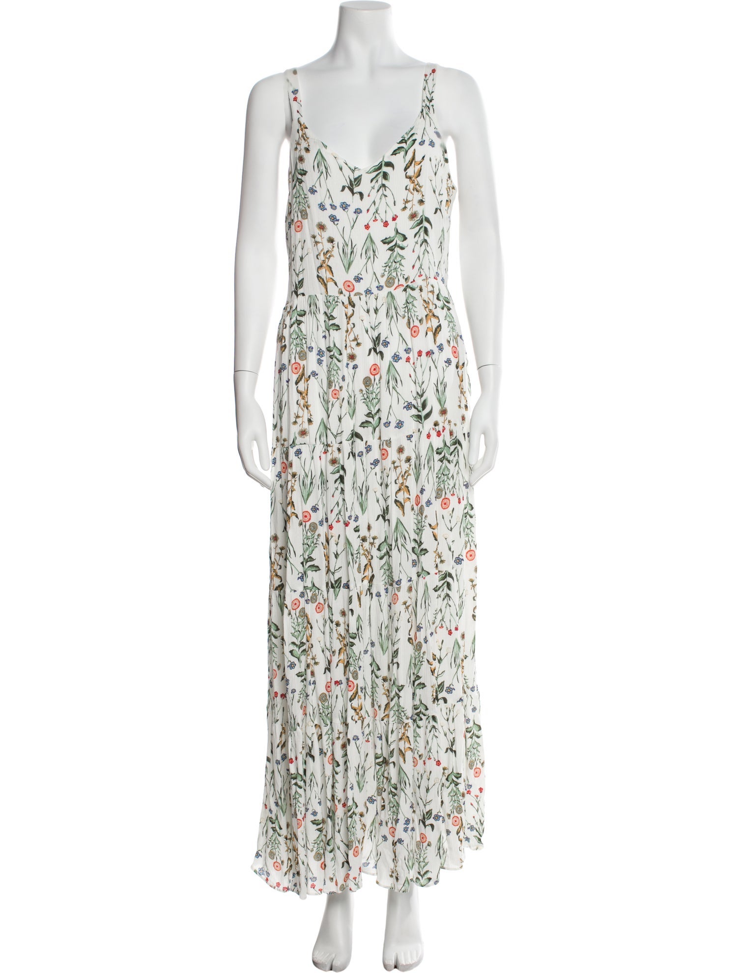 Cynthia Rowley Floral Print Long Dress