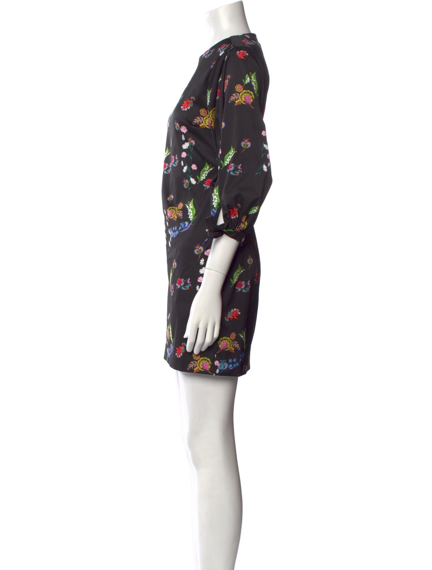Cynthia Rowley Floral Print Mini Dress