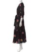 Cynthia Rowley Floral Print Long Dress