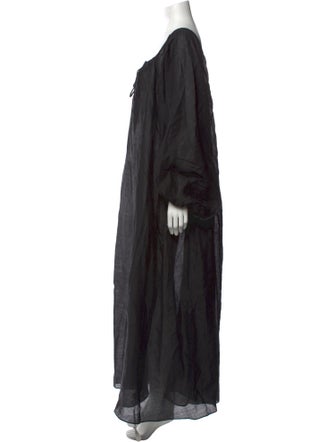 Cynthia Rowley Scoop Neck Long Dress