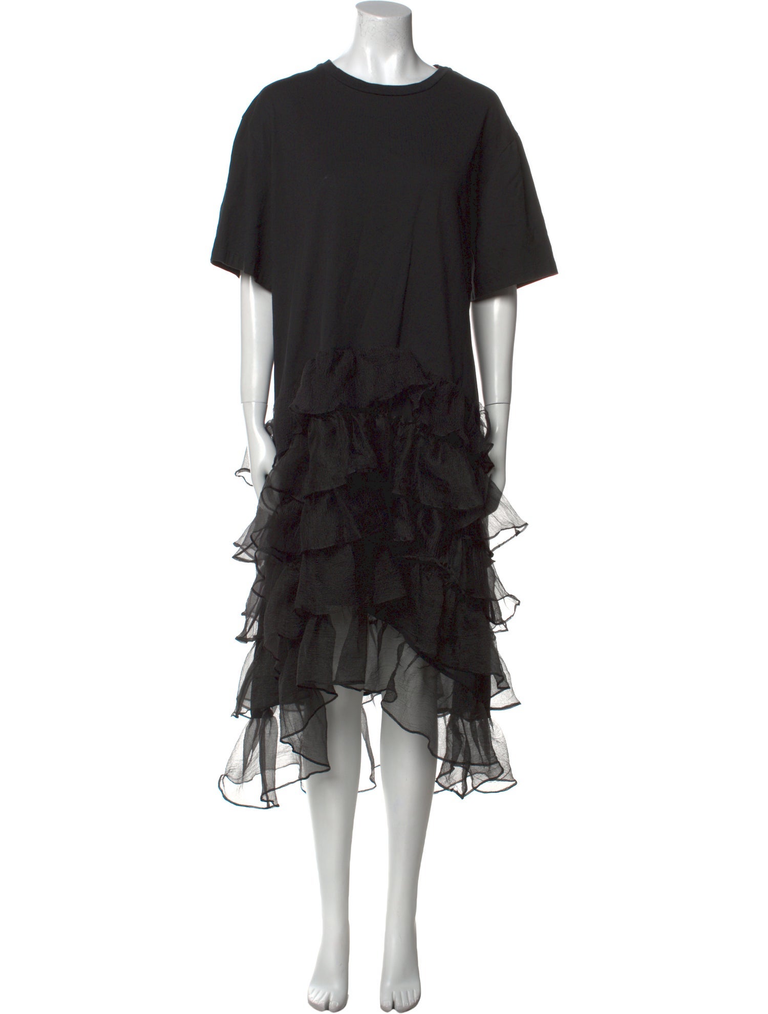 Cynthia Rowley Crew Neck Midi Length Dress