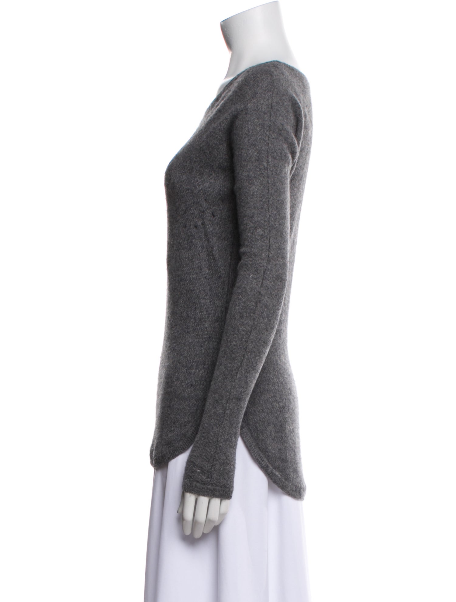 Cynthia Rowley Cashmere Scoop Neck Sweater