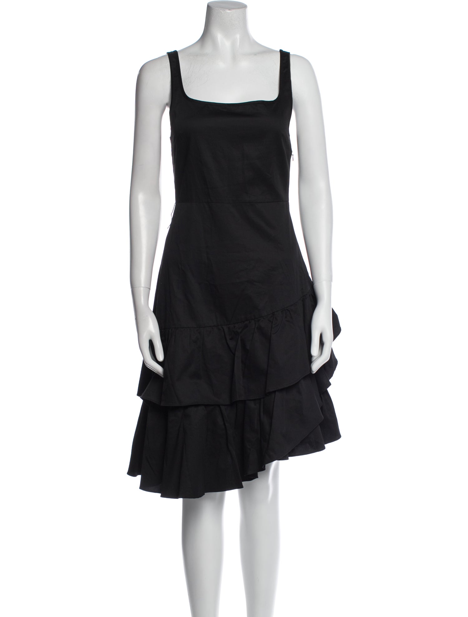 Cynthia Rowley Square Neckline Knee-Length Dress