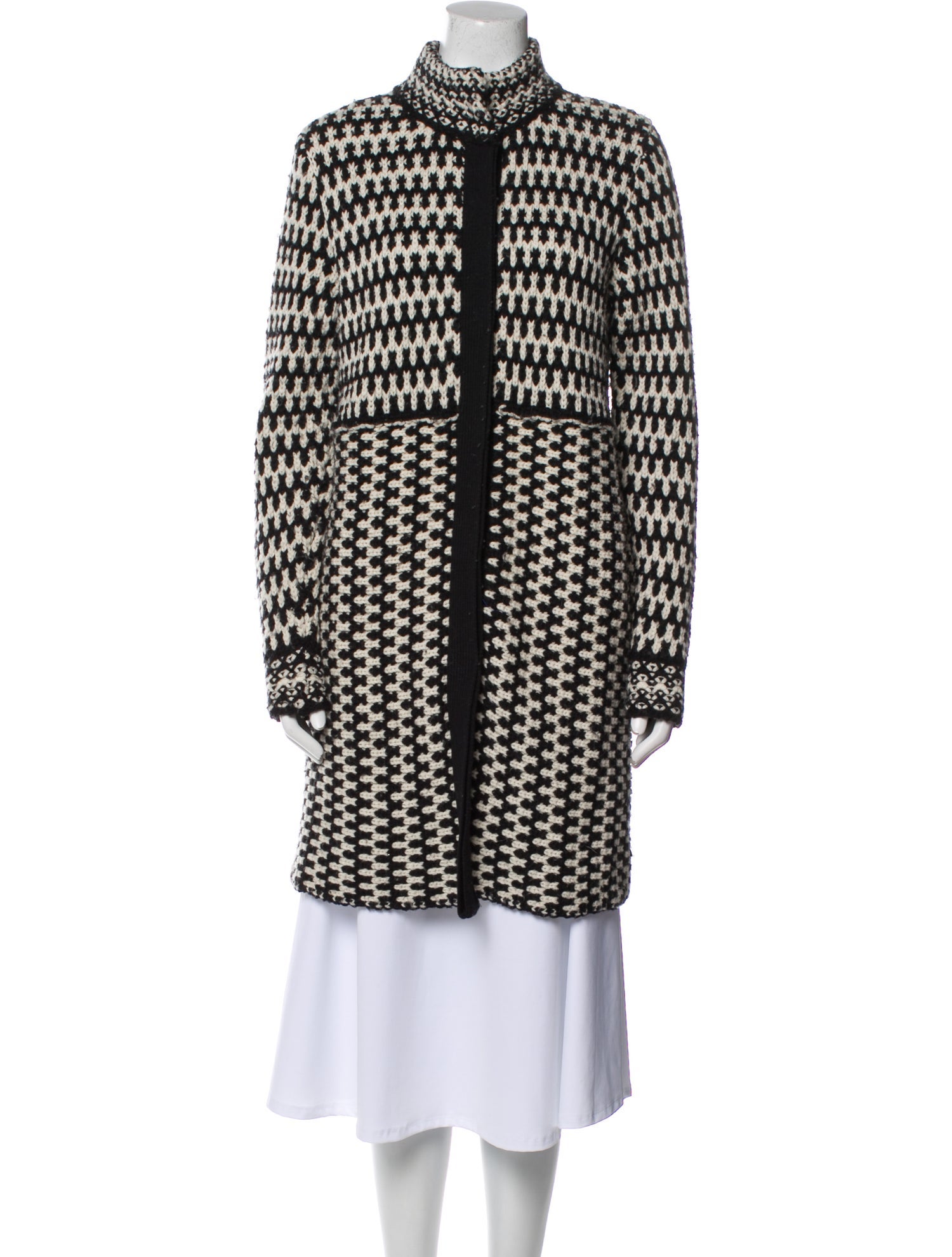 Cynthia Rowley Lambswool Printed Jacket