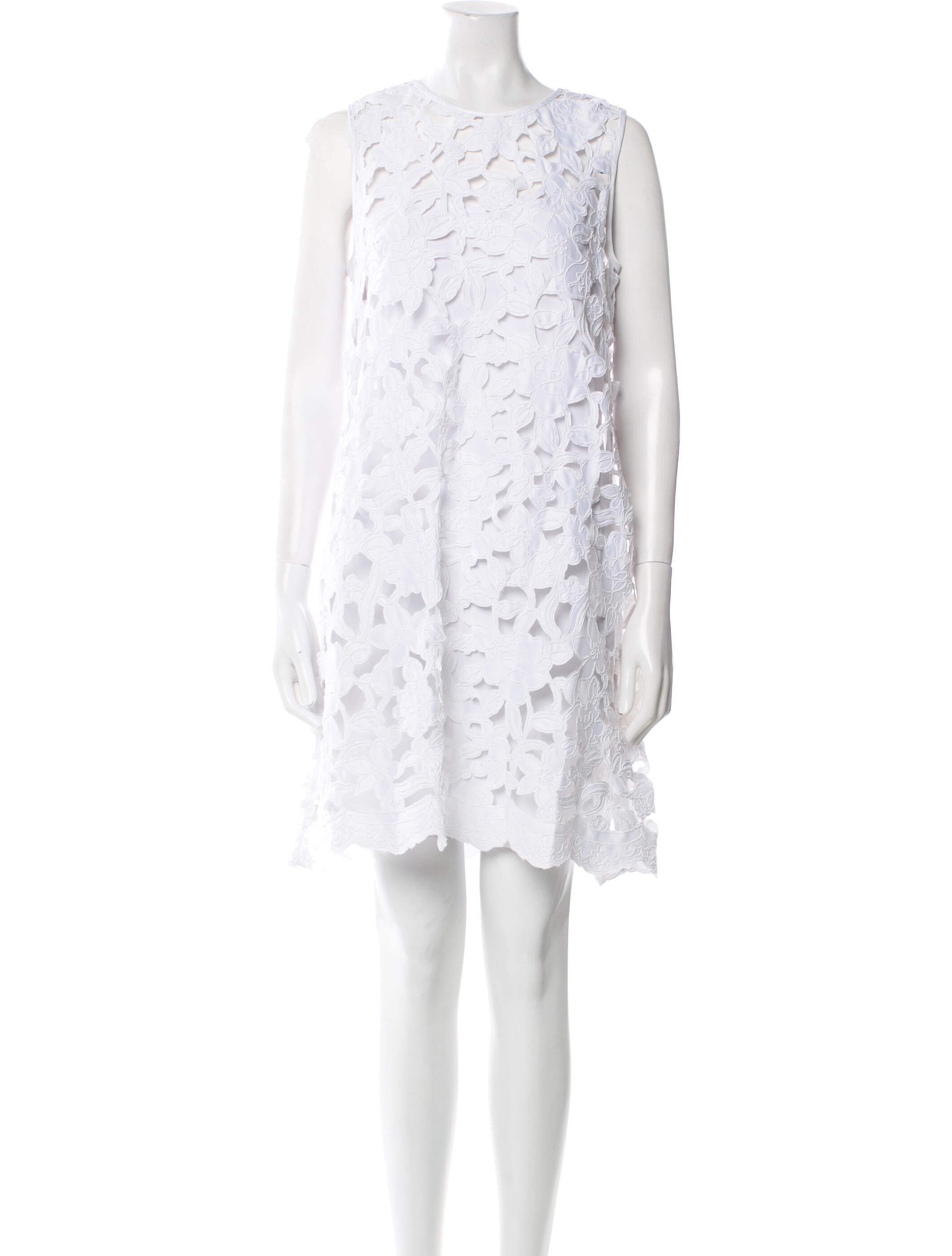 Cynthia Rowley Crew Neck Mini Dress