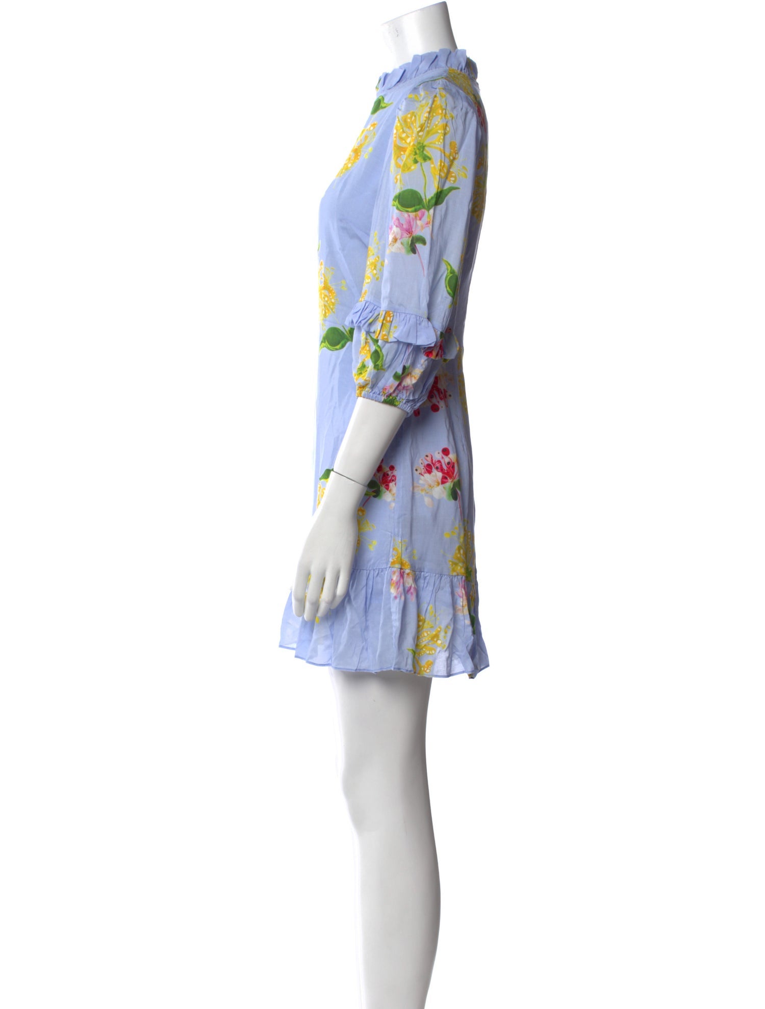 Cynthia Rowley Floral Print Mini Dress