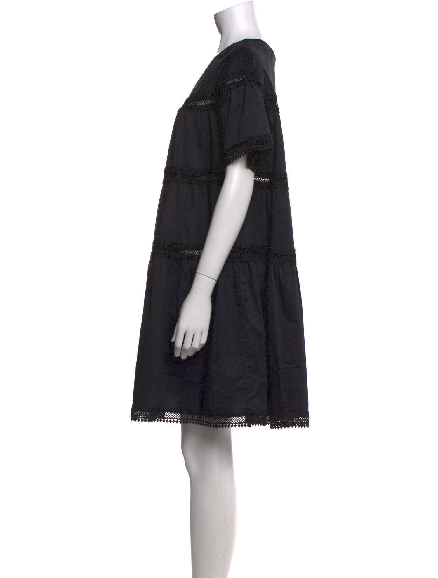 Cynthia Rowley Crew Neck Mini Dress