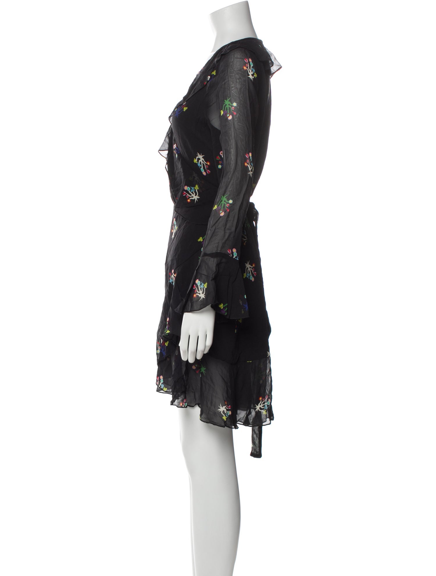 Cynthia Rowley Floral Print Mini Dress