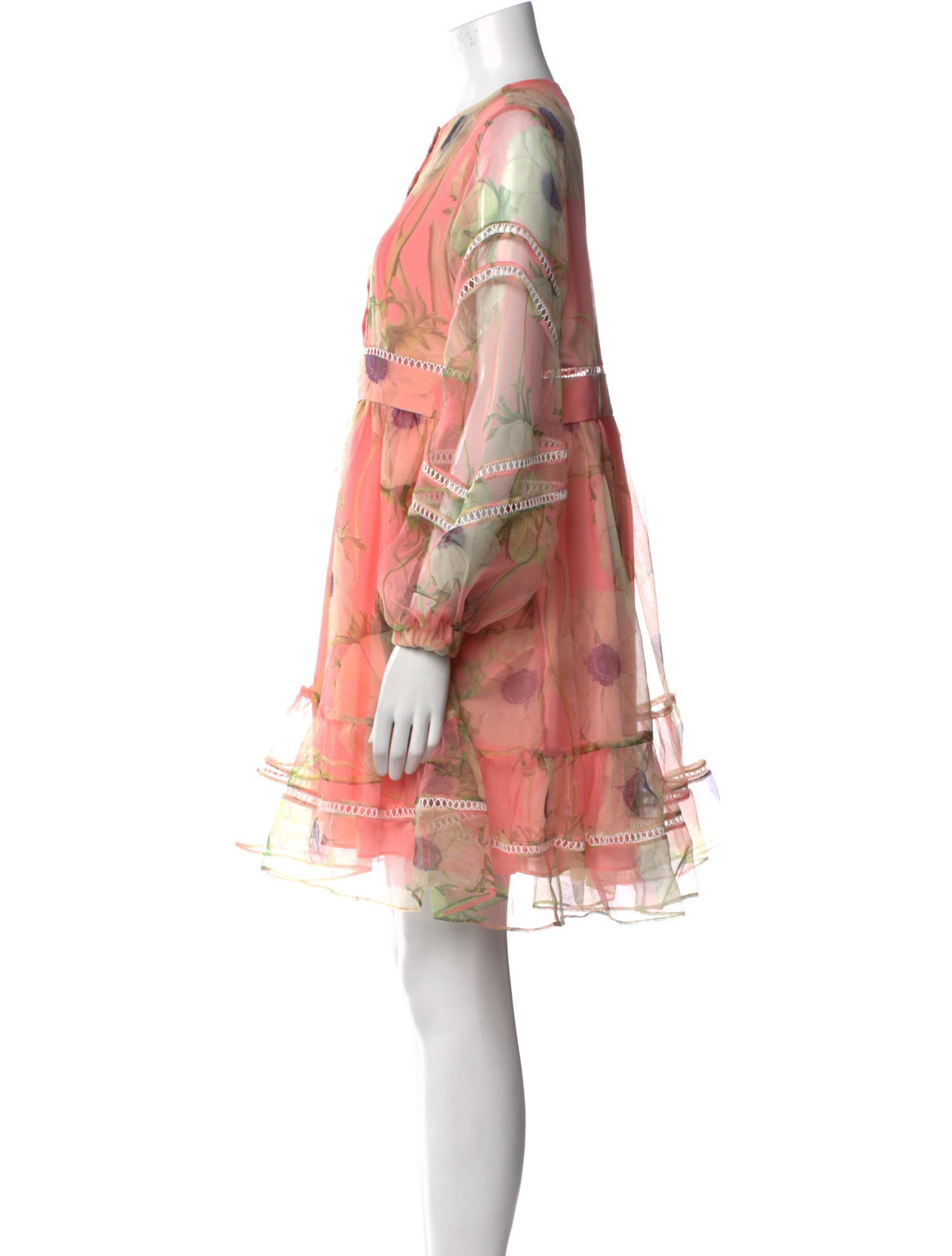 Cynthia Rowley Printed Knee-Length Dress