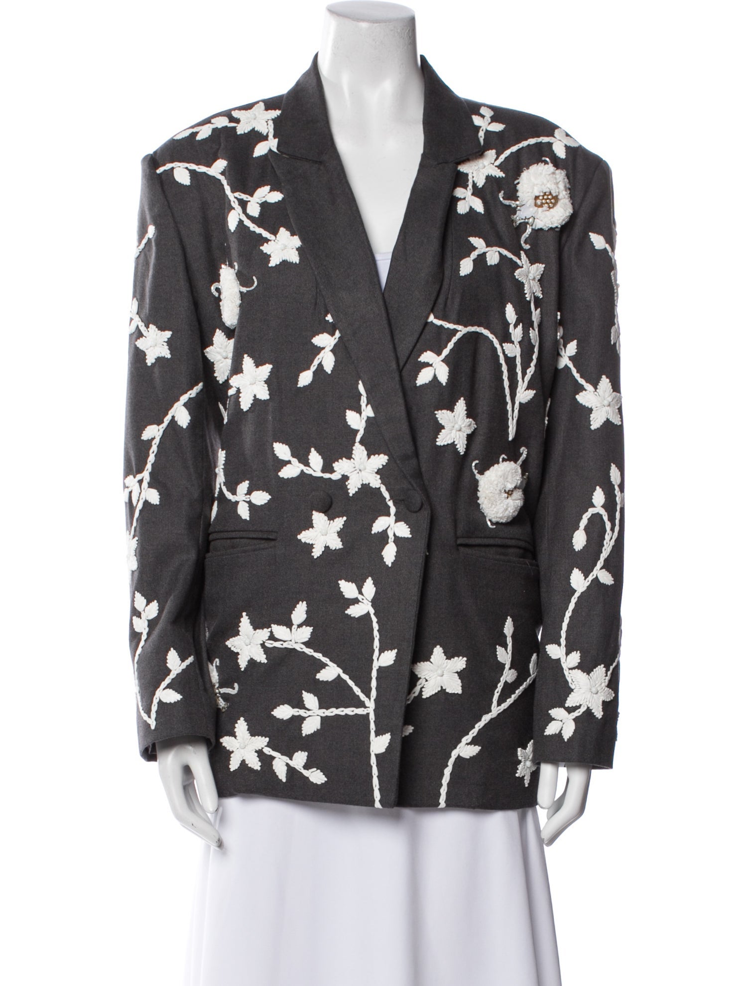 Cynthia Rowley Floral Print Blazer