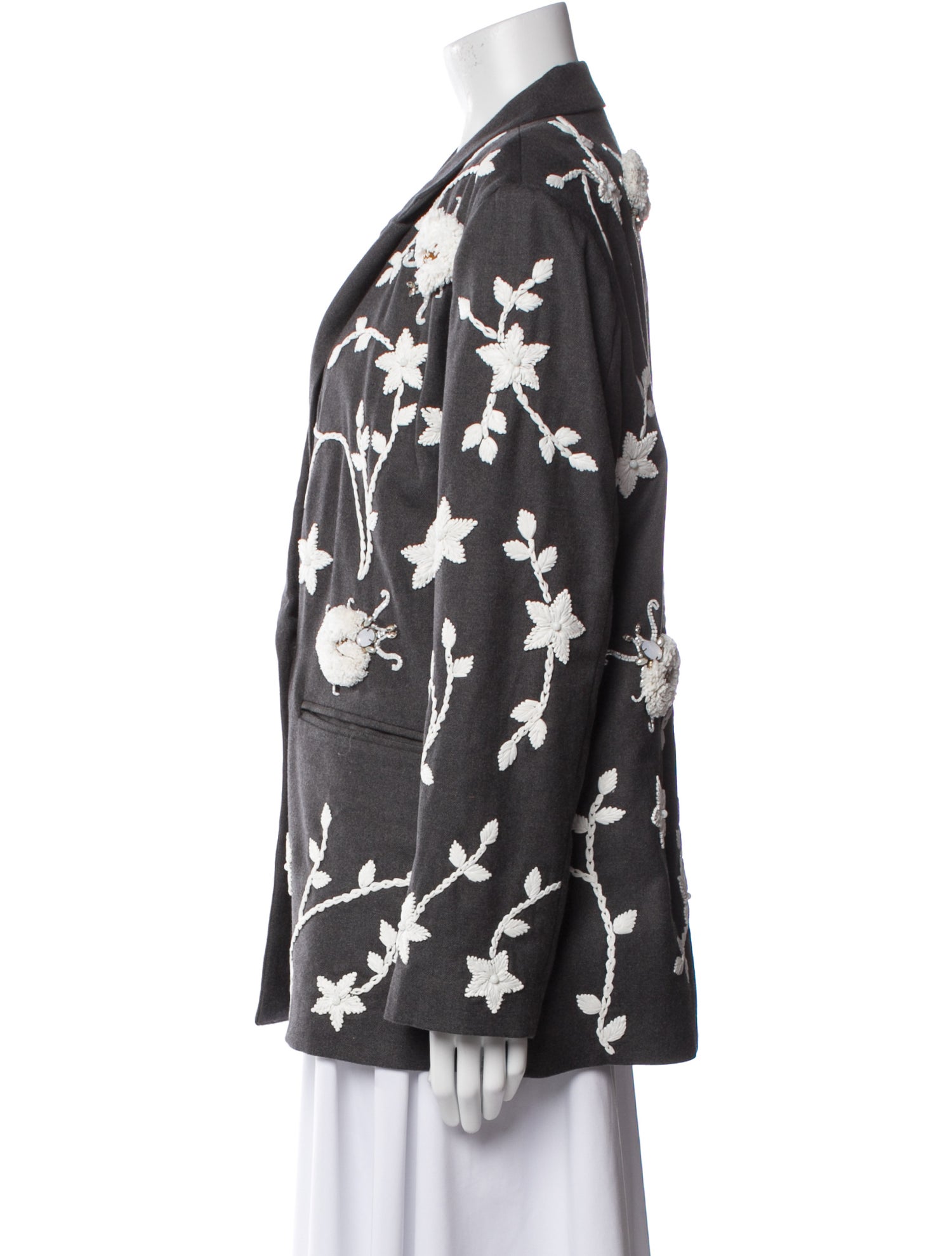 Cynthia Rowley Floral Print Blazer