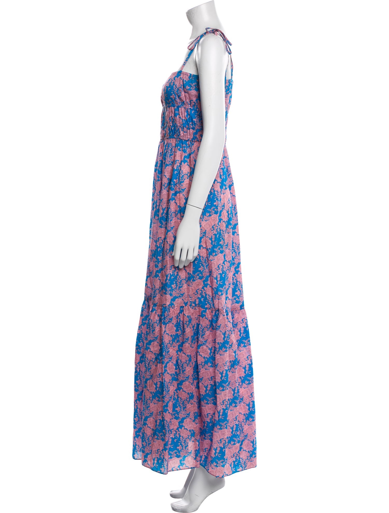 Cynthia Rowley Floral Print Midi Length Dress
